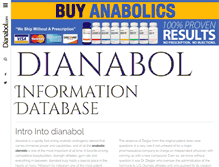 Tablet Screenshot of dianabol.com